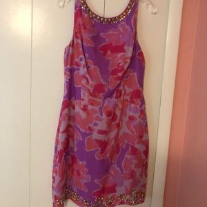 Soiree Purple Pulaski Dress